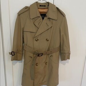 Saks Fifth Avenue Boys Double-Breasted Tan Trench Coat